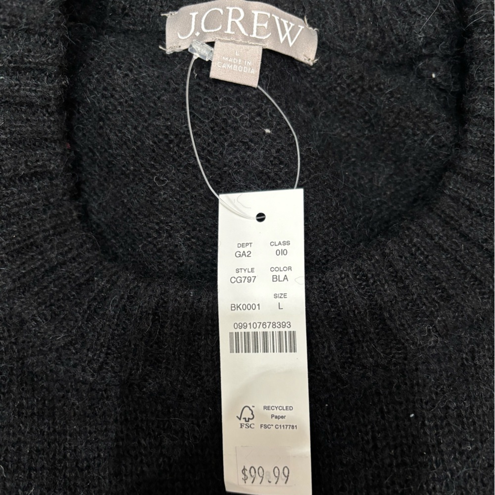 J. Crew Women’s Black Sweater